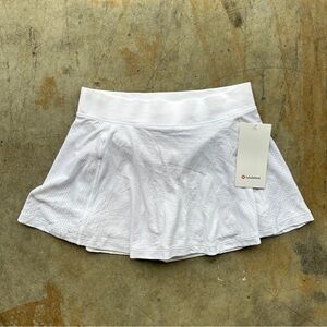 lululemon athletica Classic White Skater Skirt